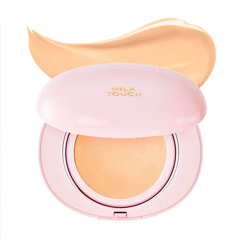 

Кушон для лица Milk Touch, All-day Skin Fit Milky Glow Cushion SPF50+ PA++++