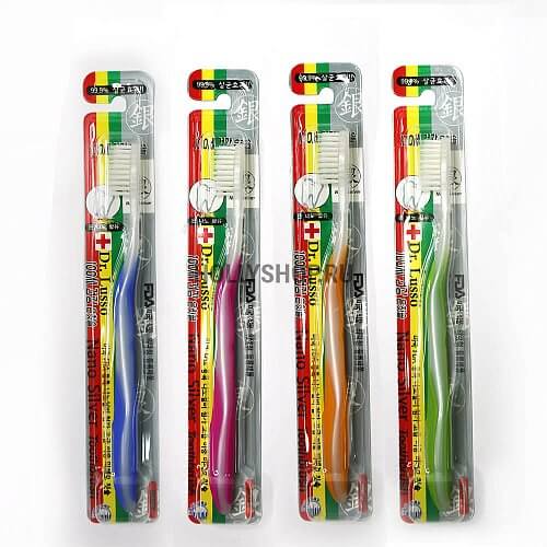 Зубная щётка с серебряным напылением Dr. Lusso Nano Silver Toothbrush