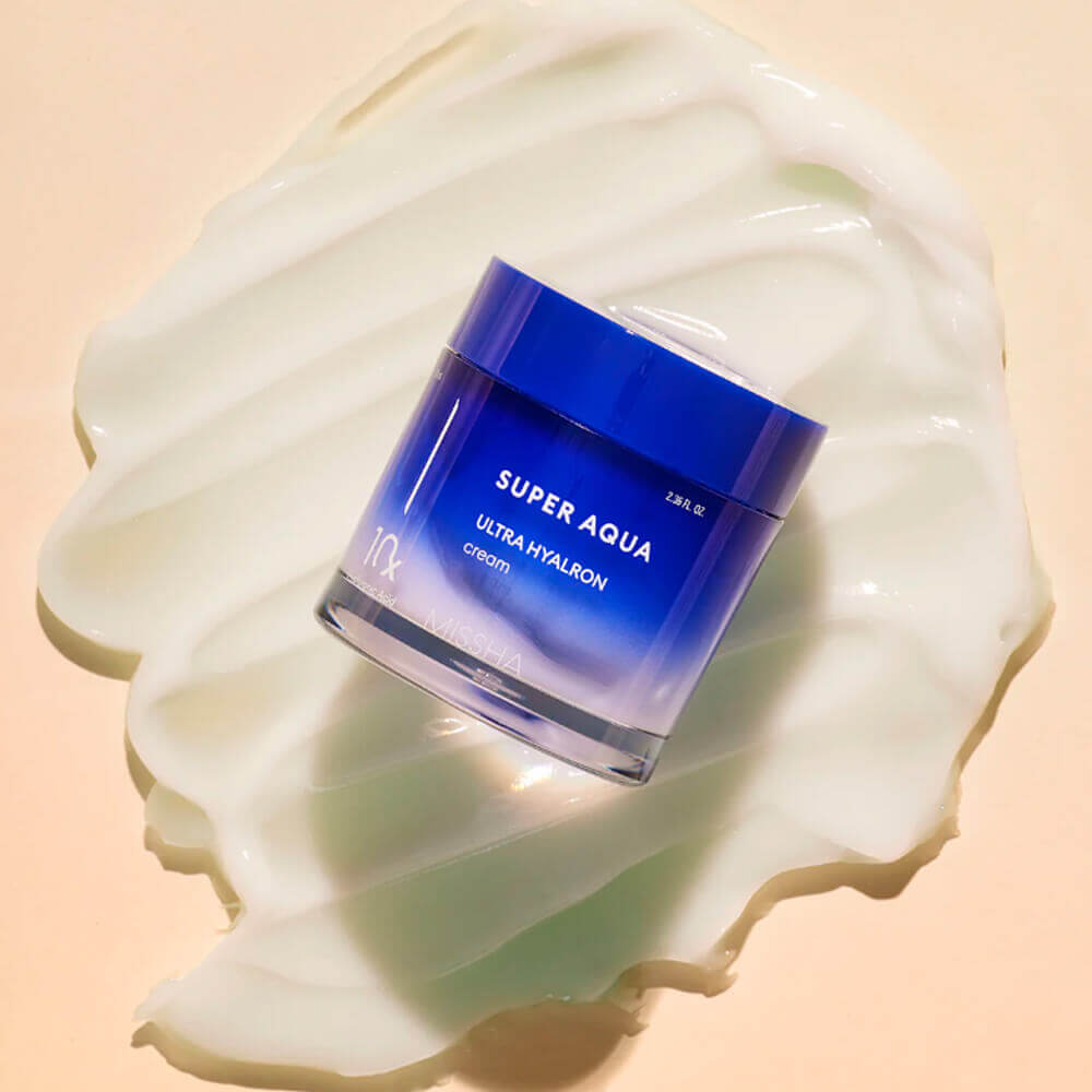 Ультраувлажняющий крем с 10 видами гиалуроновой кислоты Missha Super Aqua Ultra Hyalron Cream