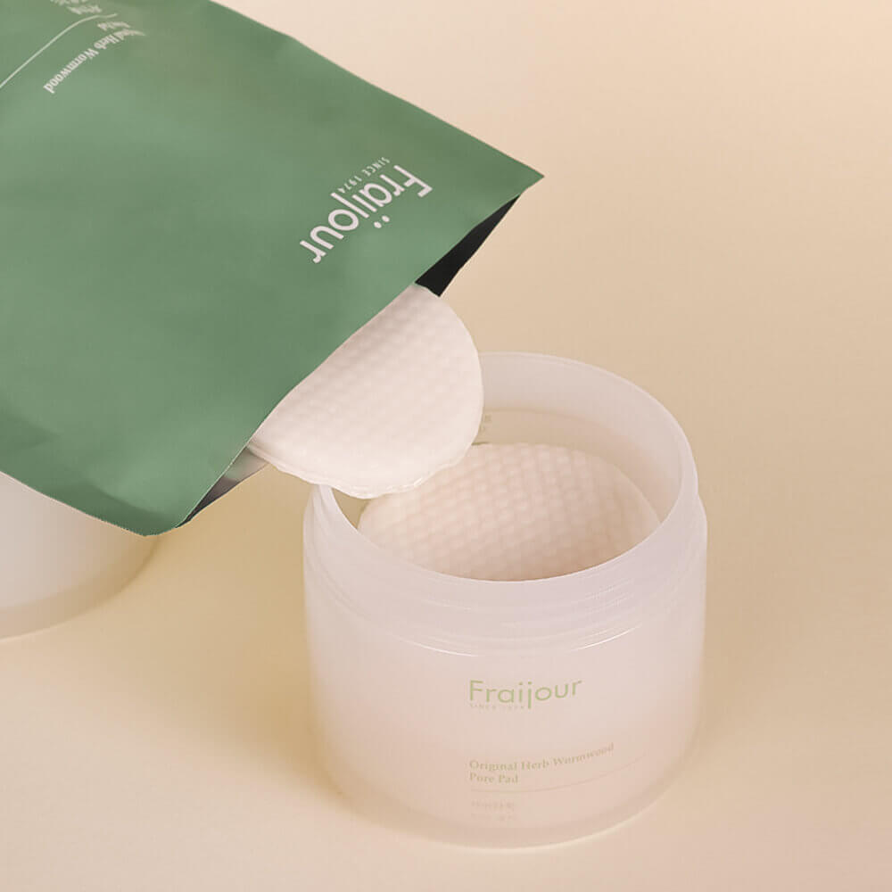 Тонизирующие пэды с полынью для сужения пор Fraijour Original Herb Wormwood Pore Pad