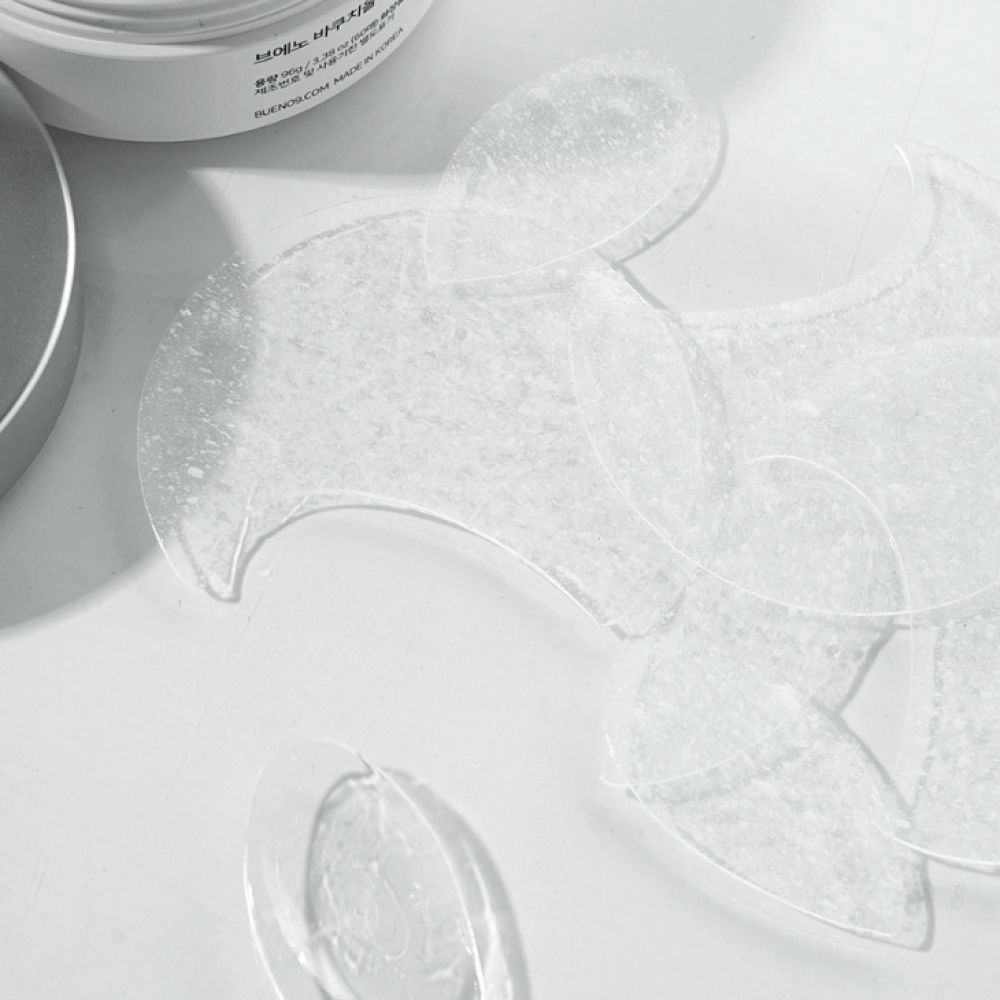 Лифтинг-патчи для век с бакучиолом и ретинолом Bueno Bakuchiol Anti Wrinkle Ampoule Eye Patch