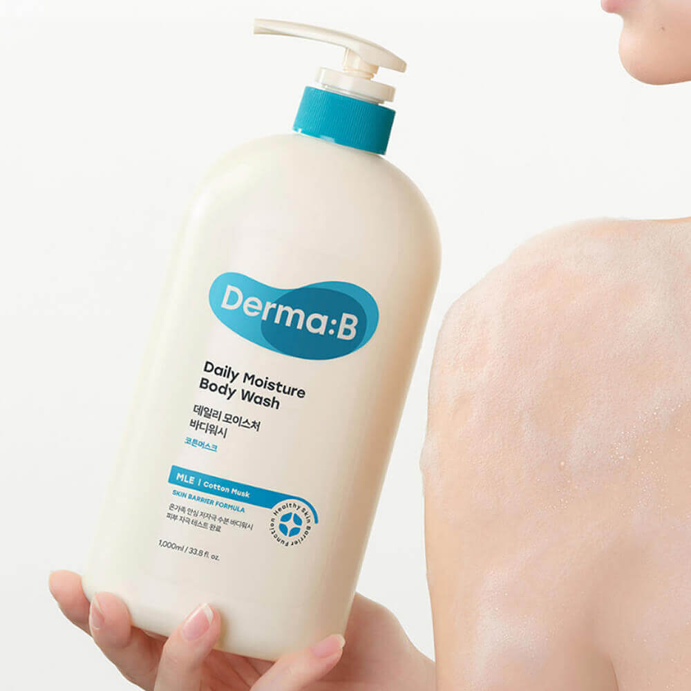 Ламеллярный гель для душа Derma:B Daily Moisture Body Wash