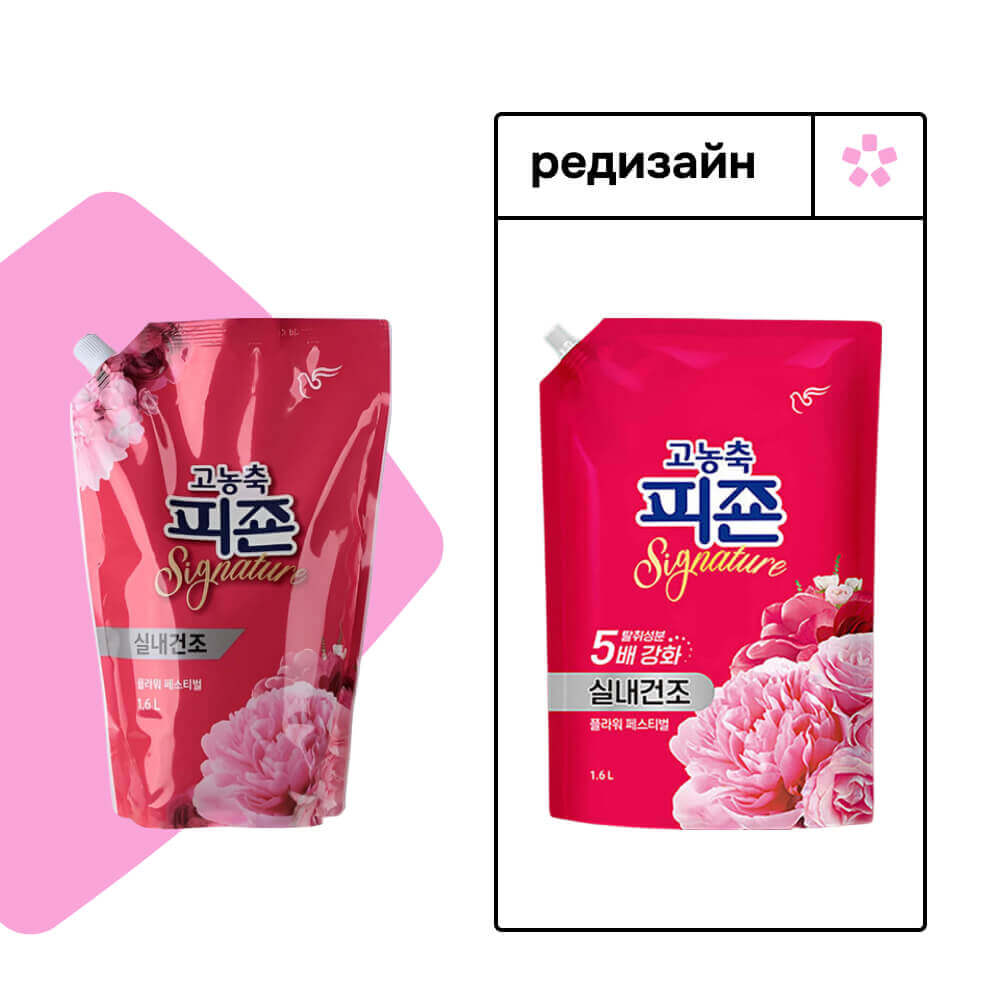 Кондиционер-концентрат для белья с цветочным ароматом Pigeon Signature Flower Festival