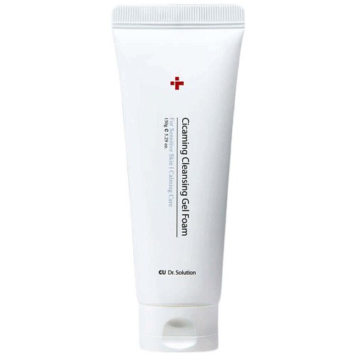 Гель-пенка с центеллой для деликатного умывания CUSKIN Dr.Solution Cicaming Cleanser Gel Foam