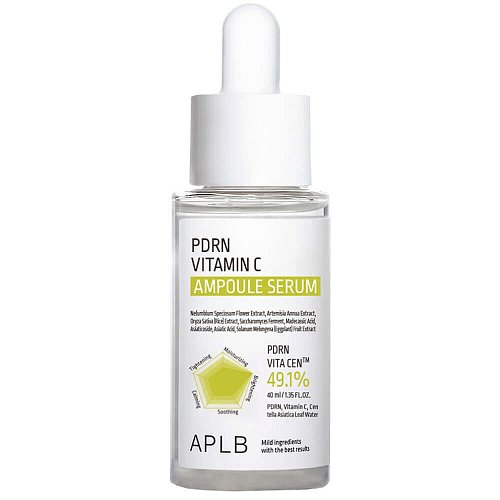 Восстанавливающая ампульная сыворотка с ПДРН и витамином С APLB PDRN Vitamin C Ampoule Serum