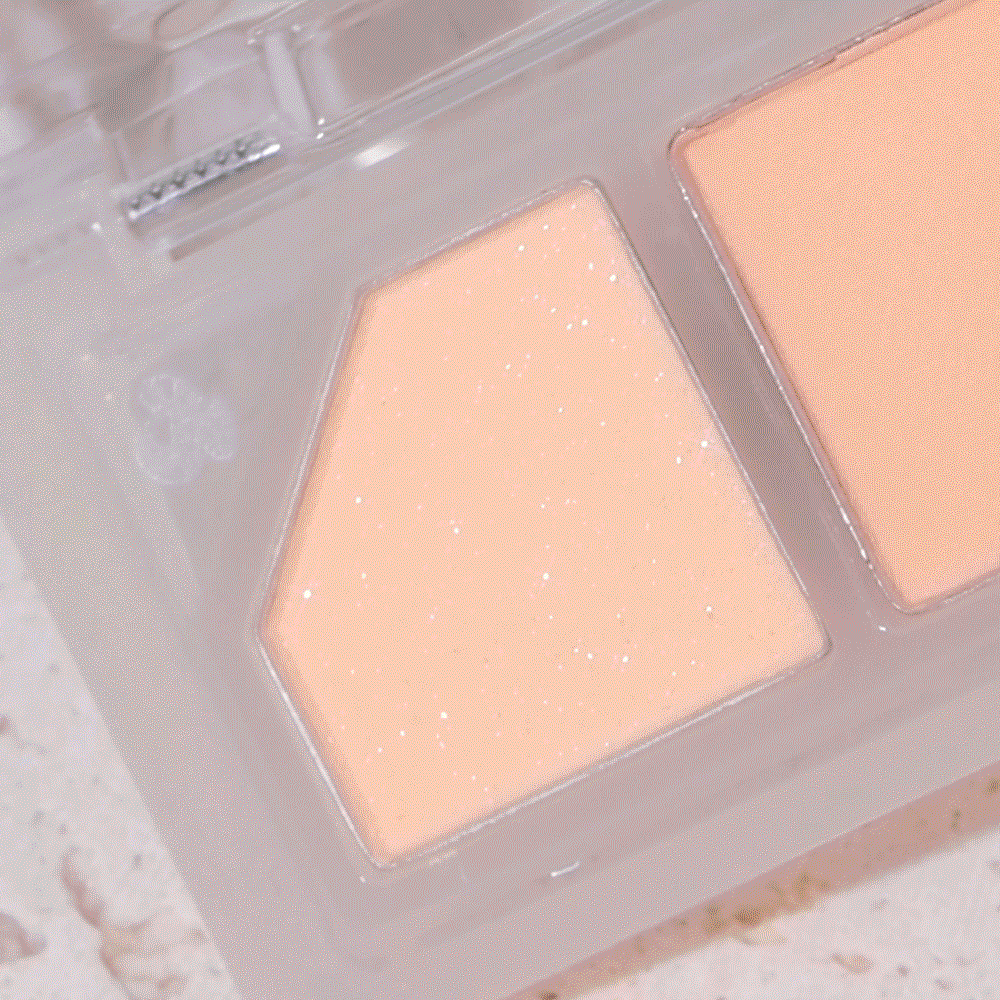 Компактная нюдовая палетка теней для век Unleashia Mood Shower Face Palette