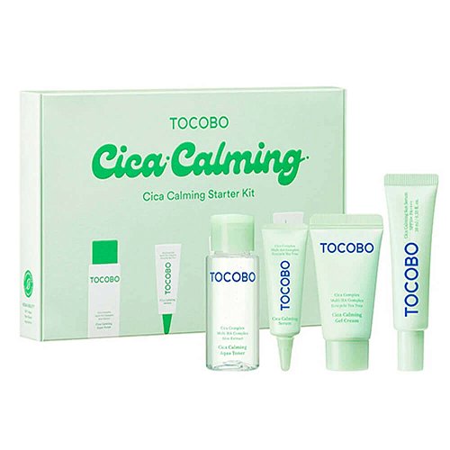 Набор успокаивающих средств с центеллой Tocobo Cica Calming Starter Kit
