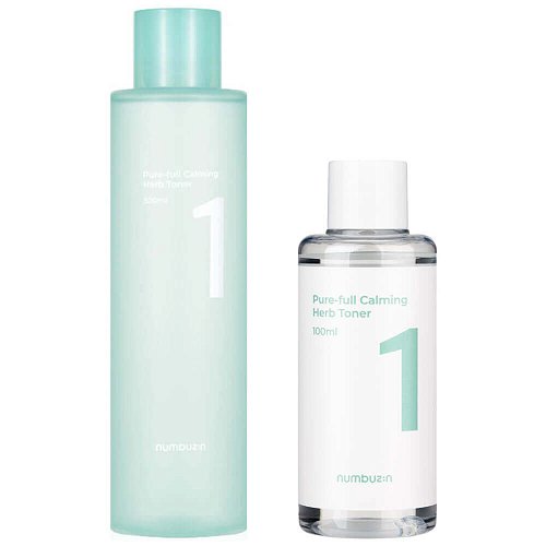 Успокаивающий тонер с центеллой и комплексом трав numbuzin No.1 Pure-Full Calming Herb Toner