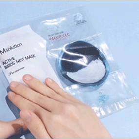 Тканевая премиум-маска с ласточкиным гнездом JMsolution Active Birds Nest Mask Premium