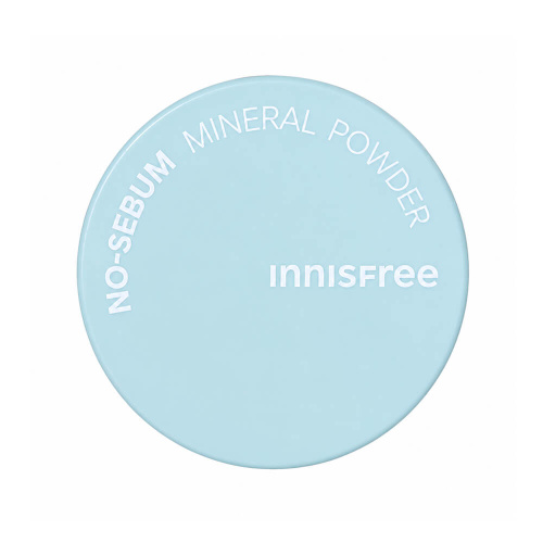 Бесцветная минеральная матирующая рассыпчатая пудра Innisfree No-Sebum Mineral Powder