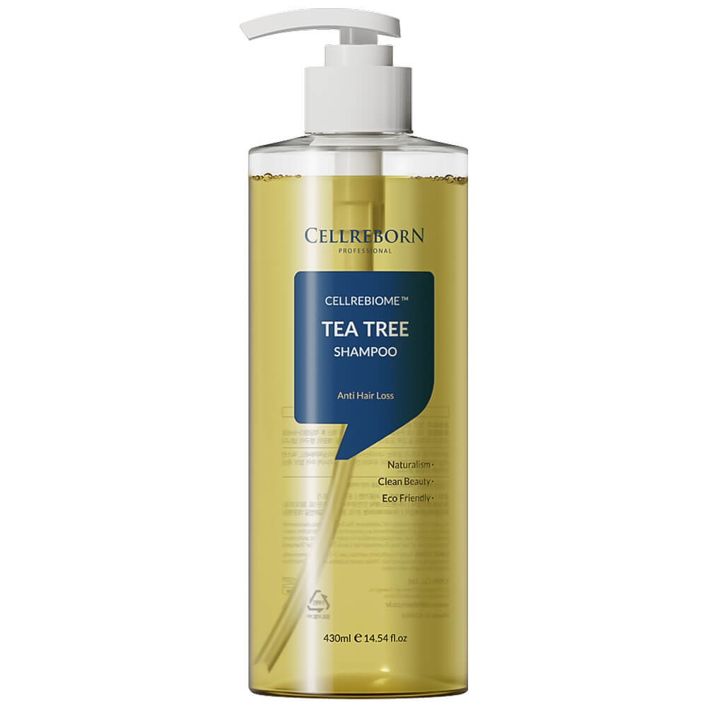 

Шампунь с чайным деревом против выпадения волос Cellreborn Cellrebiome Tea Tree Shampoo