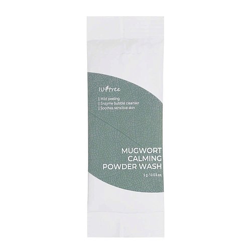 Энзимная пудра с полынью в саше IsNtree Mugwort Calming Powder Wash