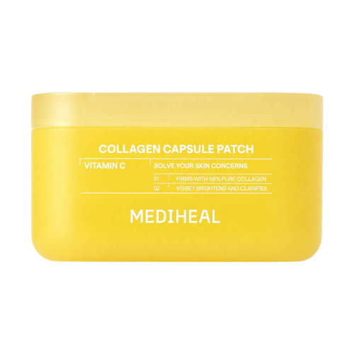 Осветляющие гидрогелевые патчи для лица с витамином С Mediheal Collagen Capsule Patch Vitamin C