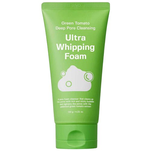 Мягкая пенка для умывания Sungboon Editor Green Tomato Deep Pore Cleansing Ultra Whipping Foam
