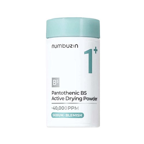 Пудра против воспалений с пантенолом numbuzin No.1 Pantothenic B5 Active Drying Powder
