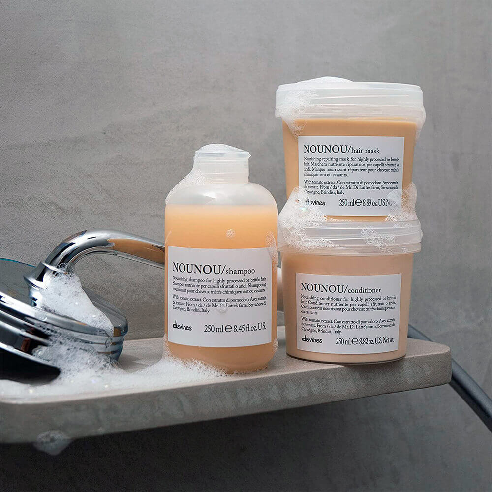 Питательный шампунь с экстрактом томата для повреждённых волос Davines NOUNOU Shampoo