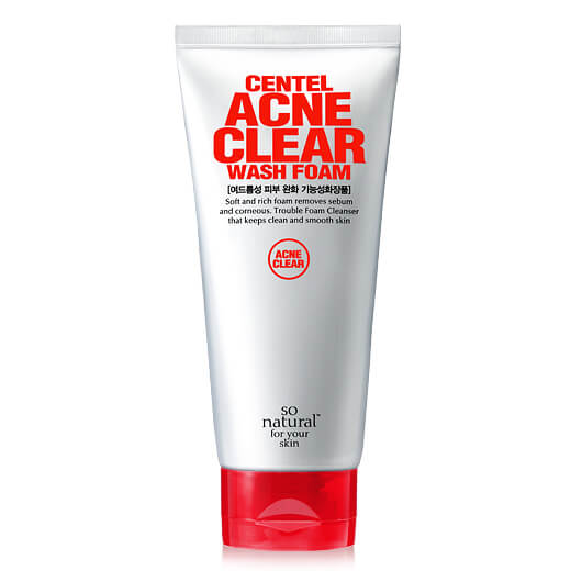 

Лечебная пенка для проблемной кожи So'Natural Centel Acne Clear Wash Foam