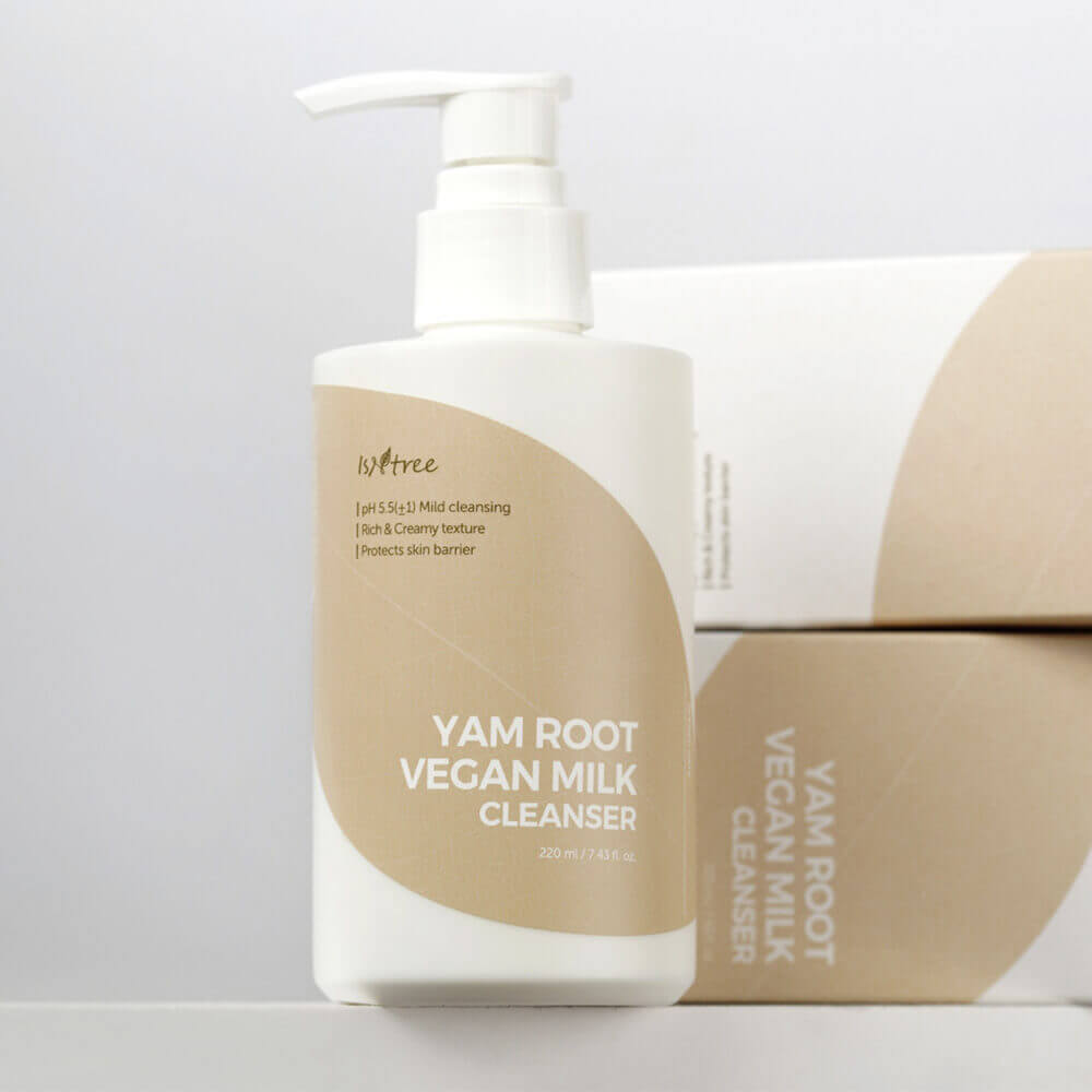 Очищающее молочко с корнем ямса IsNtree Yam Root Vegan Milk Cleanser