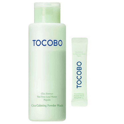 Энзимная пудра для чувствительной кожи с центеллой Tocobo Cica Calming Powder Wash