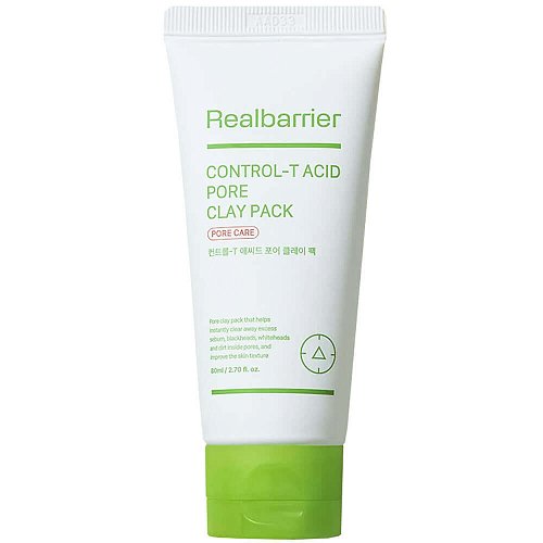 Глиняная маска для глубокого очищения и обновления кожи Real Barrier Control-T Acid Pore Clay Pack