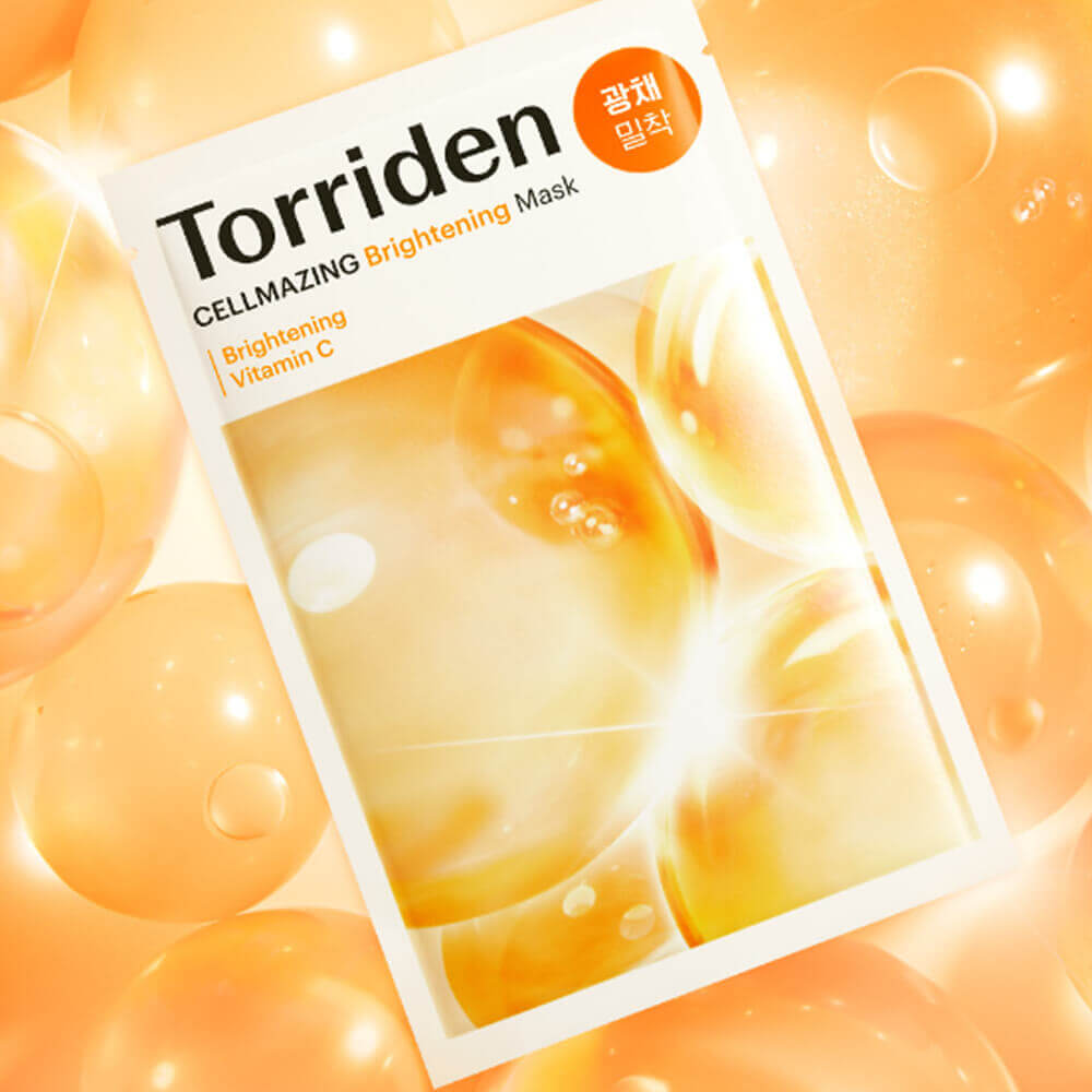 Тканевая маска для сияния кожи с витамином С Torriden Cellmazing Brightening Mask