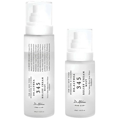 Успокаивающий мист с гидролатом риса и пантенолом Dr. Althea 345 Relief Cream Mist