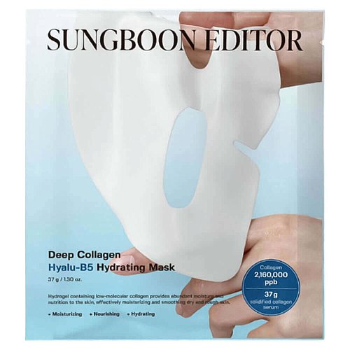 Увлажняющая гидрогелевая маска Sungboon Editor Deep Collagen Hyalu-B5 Hydrating Mask