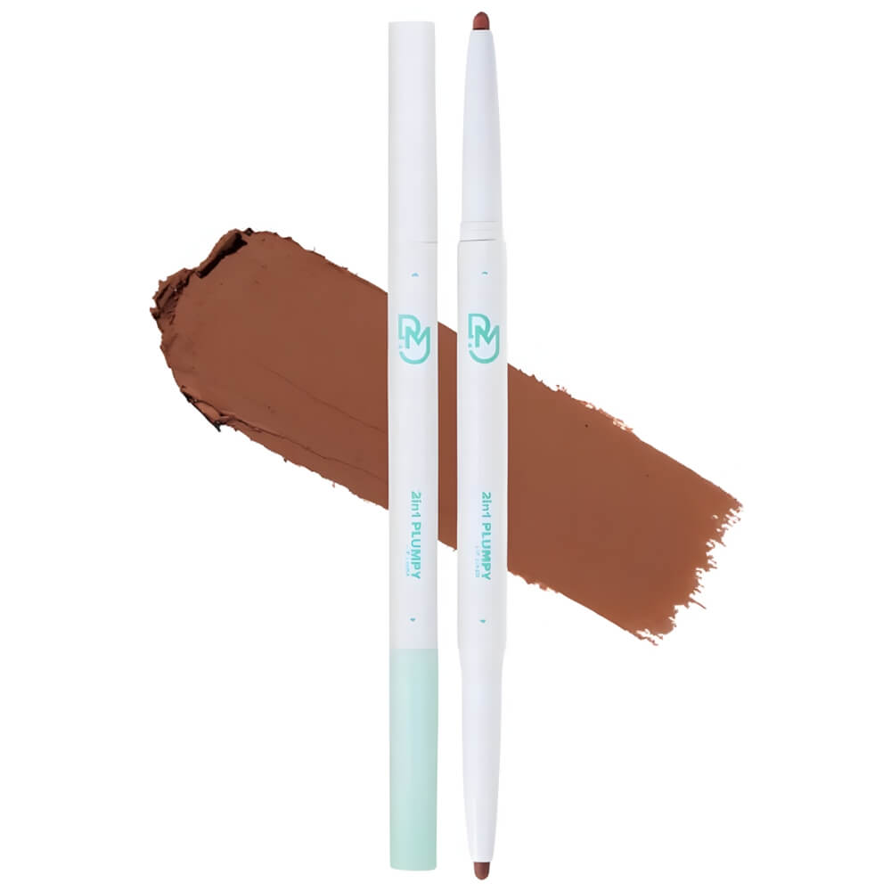 Автоматический двойной карандаш для губ DEARMAY Plumpy Lip Liner P04 Brick Wood