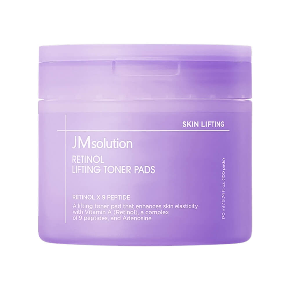 

Антивозрастные пэды с ретинолом и пептидами JMsolution Retinol Lifting Toner Pads