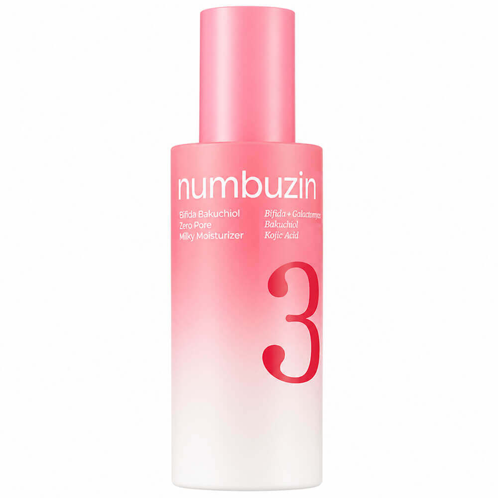 Молочная эмульсия для сужения пор numbuzin No.3 Bifida Bakuchiol Zero Pore Milky Moisturizer
