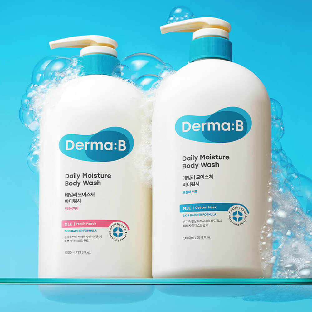 Ламеллярный гель для душа Derma:B Daily Moisture Body Wash