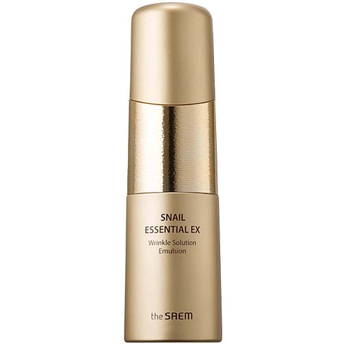Омолаживающая эмульсия с муцином улитки The Saem Snail Essential EX Wrinkle Solution Emulsion