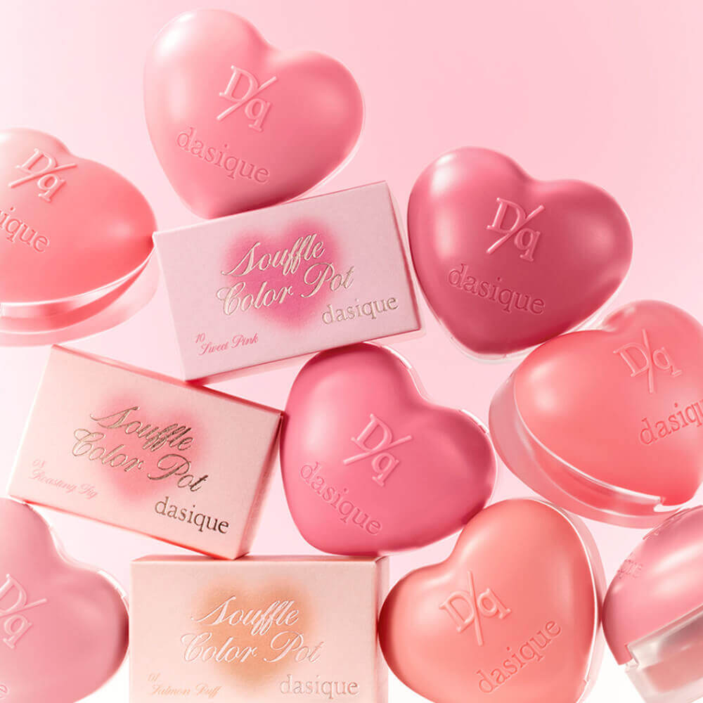 Бархатное суфле для губ и щёк Dasique Souffle Color Pot