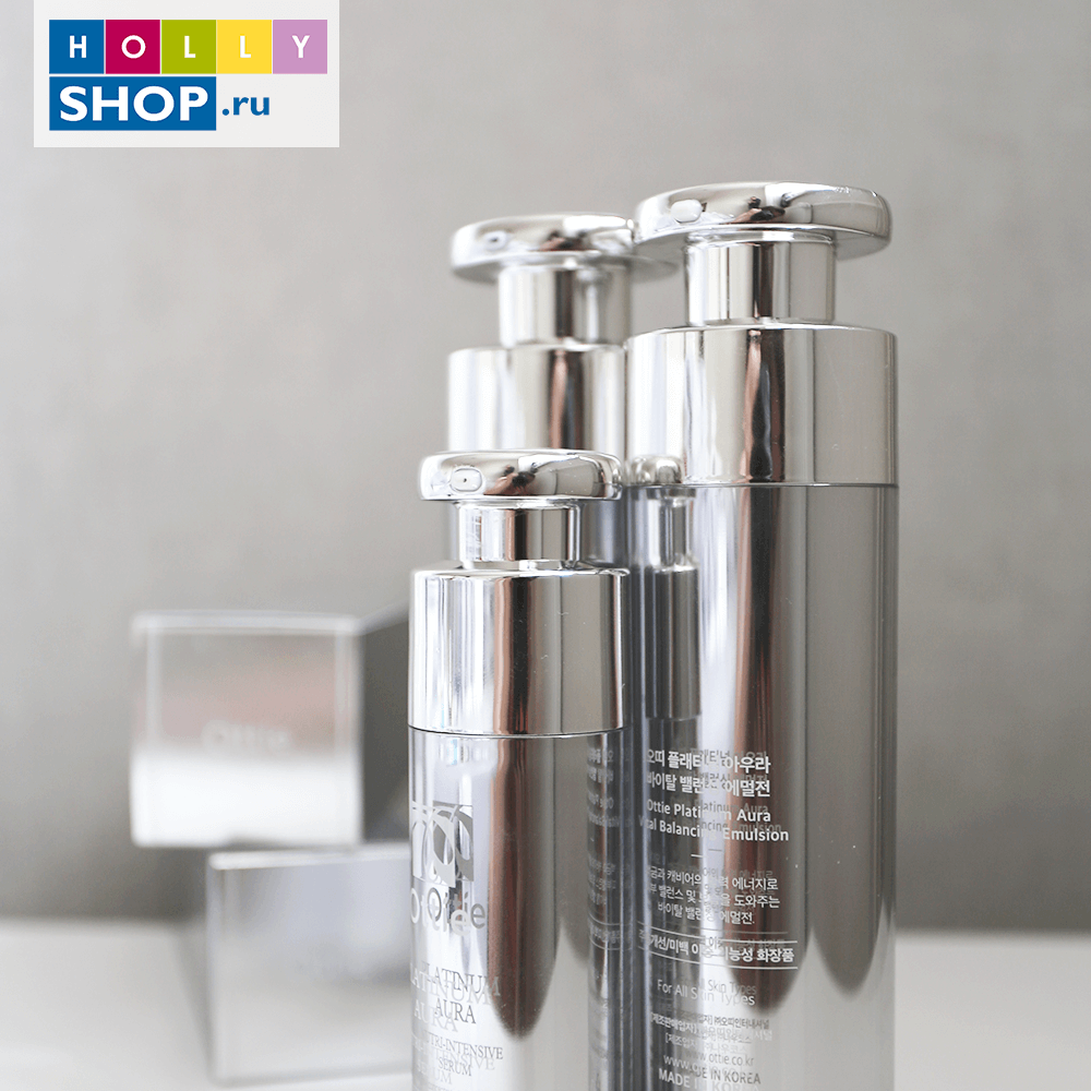 Премиум-сыворотка с икрой и платиной Ottie Platinum Aura Nutri-Intensive Serum