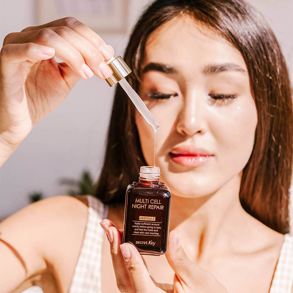 Ночная восстанавливающая сыворотка на фитостволовых клетках Secret Key Multi Cell Night Repair Ampoule