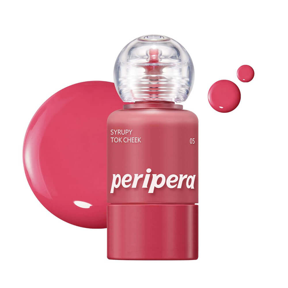 Жидкие румяна с влажным финишем Peripera Syrupy Tok Cheek 05 Cool Apple
