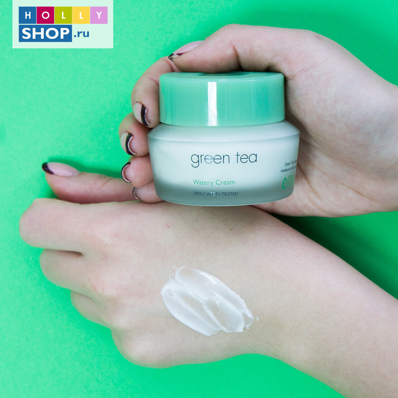 Крем с экстрактом зеленого чая для комбинированной и жирной кожи It's Skin Green Tea Watery Cream