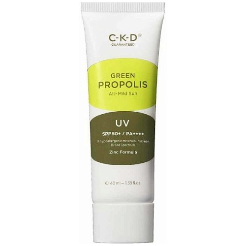 Мягкий солнцезащитный крем с прополисом CKD Green Propolis All-Mild Sun SPF50+ PA++++