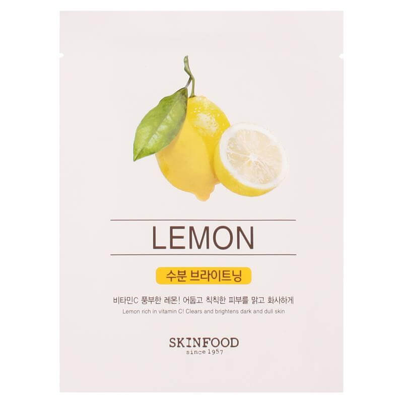 Тканевые маски для лица Skinfood Beauty In A Food Mask Sheet - С экстрактом лимона ( Lemon)