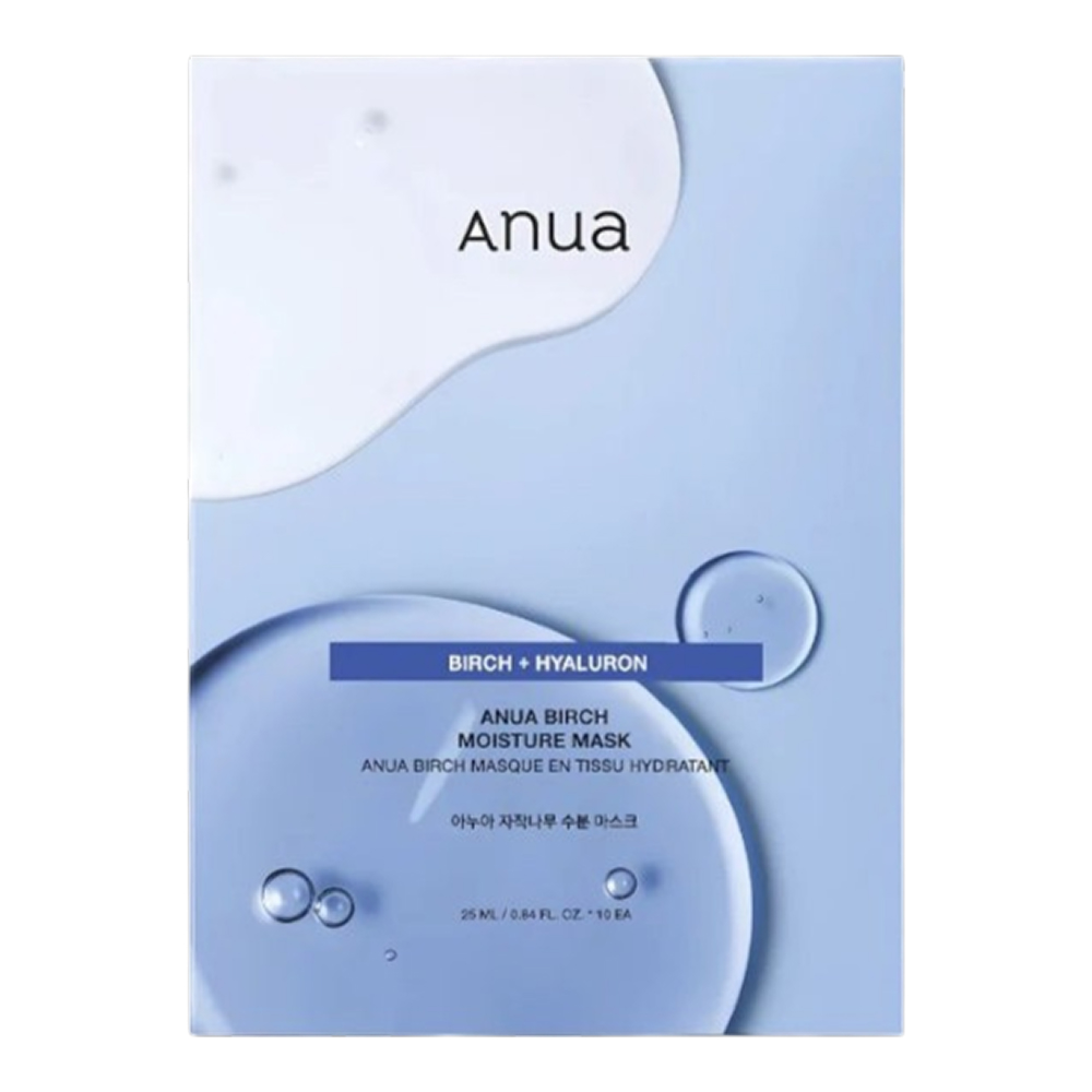 КОРОБКА Увлажняющая тканевая маска с берёзовым соком Anua Birch Moisture Mask