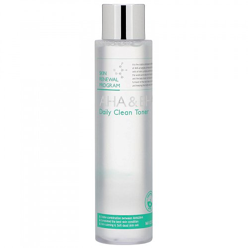 Тоник-пилинг с фруктовыми кислотами Mizon AHA & BHA Daily Clean Toner