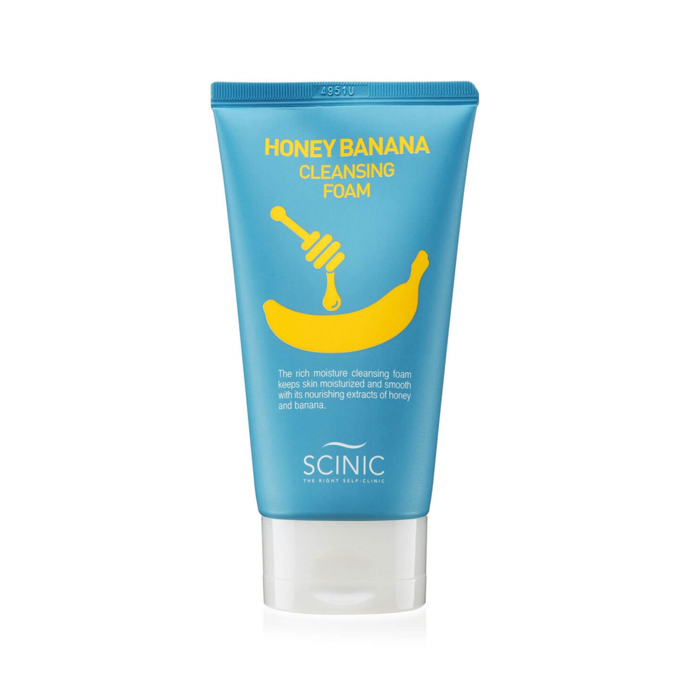 

Питательная пенка для умывания с медом и бананом Scinic Honey Banana Cleansing Foam