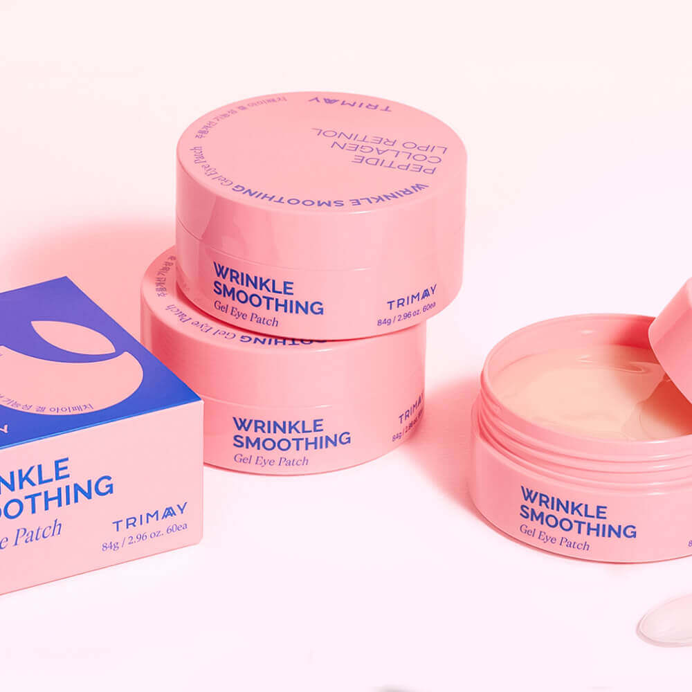 Разглаживающие патчи для век с пептидами и ретинолом Trimay Wrinkle Smoothing Gel Eye Patch