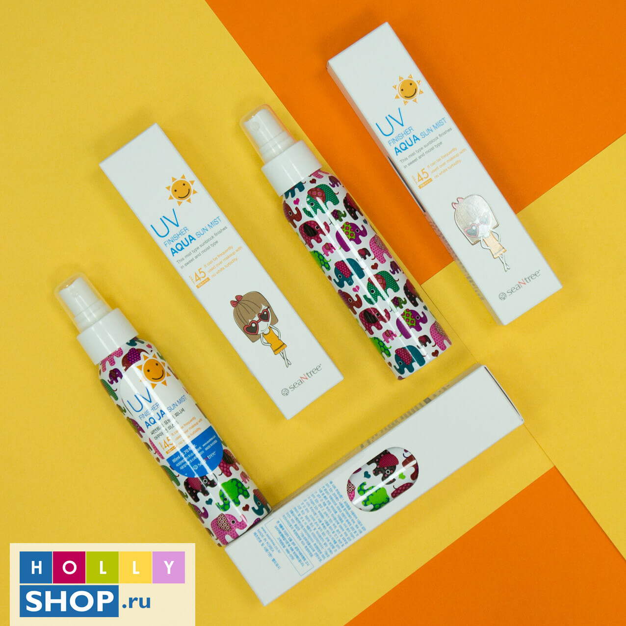 Солнцезащитный мист для лица и тела SeaNtree UV Finisher Aqua Sun Mist SPF50PA+++