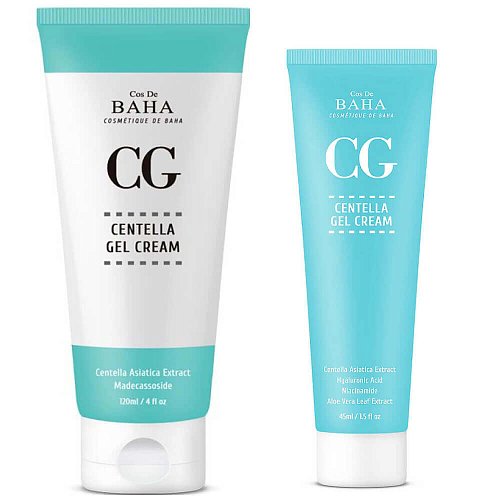 Восстанавливающий крем-гель с 81% центеллы Cos De Baha СG Centella Gel Cream