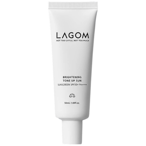 Солнцезащитный крем для выравнивания тона Lagom Brightening Tone Up Sun SPF 50+ PA++++