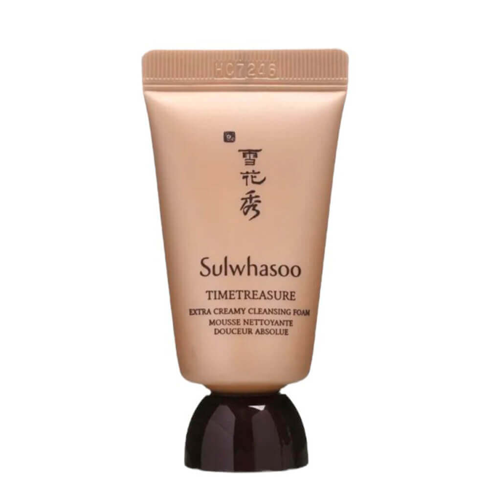 Кремовая пенка для умывания с женьшенем и сосной Sulwhasoo Timetreasure Extra Creamy Cleansing Foam