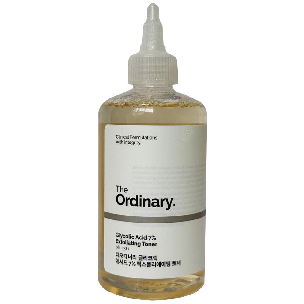 Веганский пилинг-тоник с повреждённой упаковкой The Ordinary Glycolic Acid 7% Exfoliating Toner