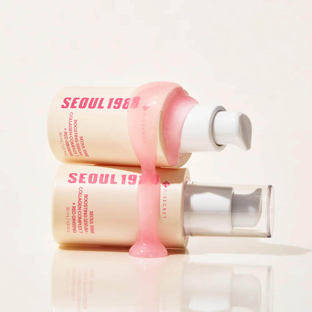 Увлажняющая бустер-сыворотка K-SECRET Seoul 1988 Boosting Serum: Collagen Complex + Red Ginseng