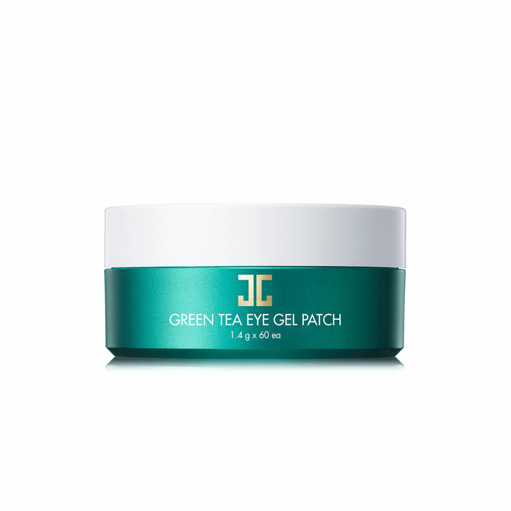 Гидрогелевые патчи с лепестками зелёного чая Jayjun Cosmetic Green Tea Eye Gel Patch